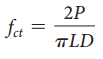 splitting tensile strength