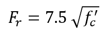 flexural strength equation