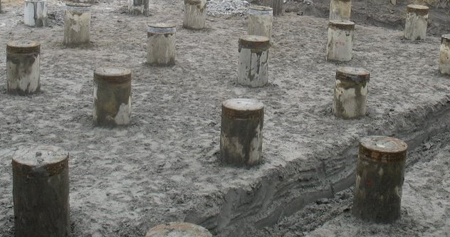 concrete piles