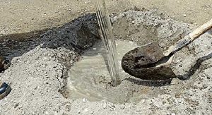 concrete water