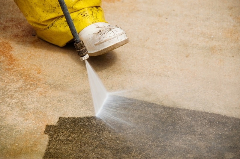 Removing Paint from Concrete Surface