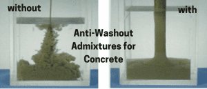Anti-Washout Admixtures for Concrete