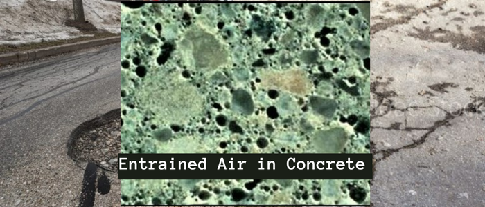 Entrained Air in Concrete