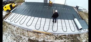Heating of concrete