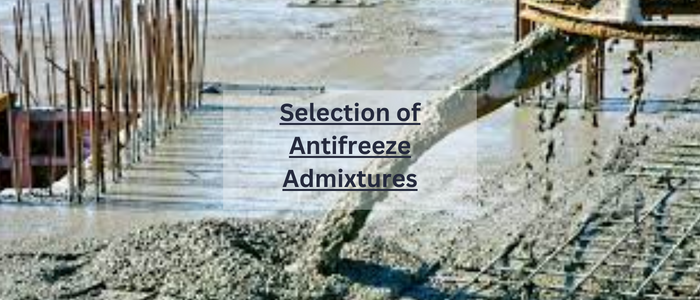 Antifreeze Admixtures