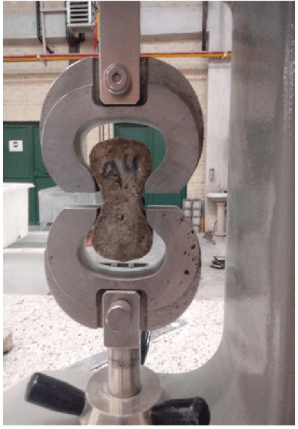 Apply tensile strength to specimens